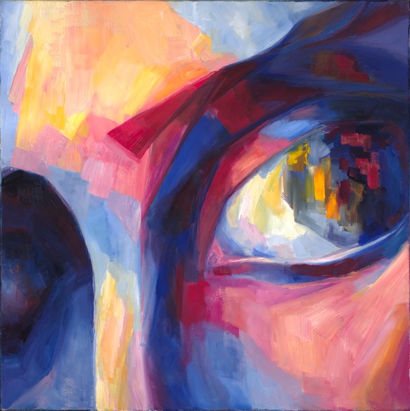 Sonnet 24: Mine eye hath played a painter